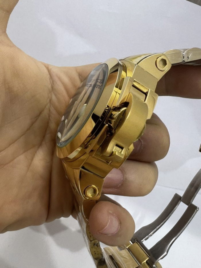 Coallition force AUTOMÁTICO ouro 18K - detalhe preto - Imagem 5