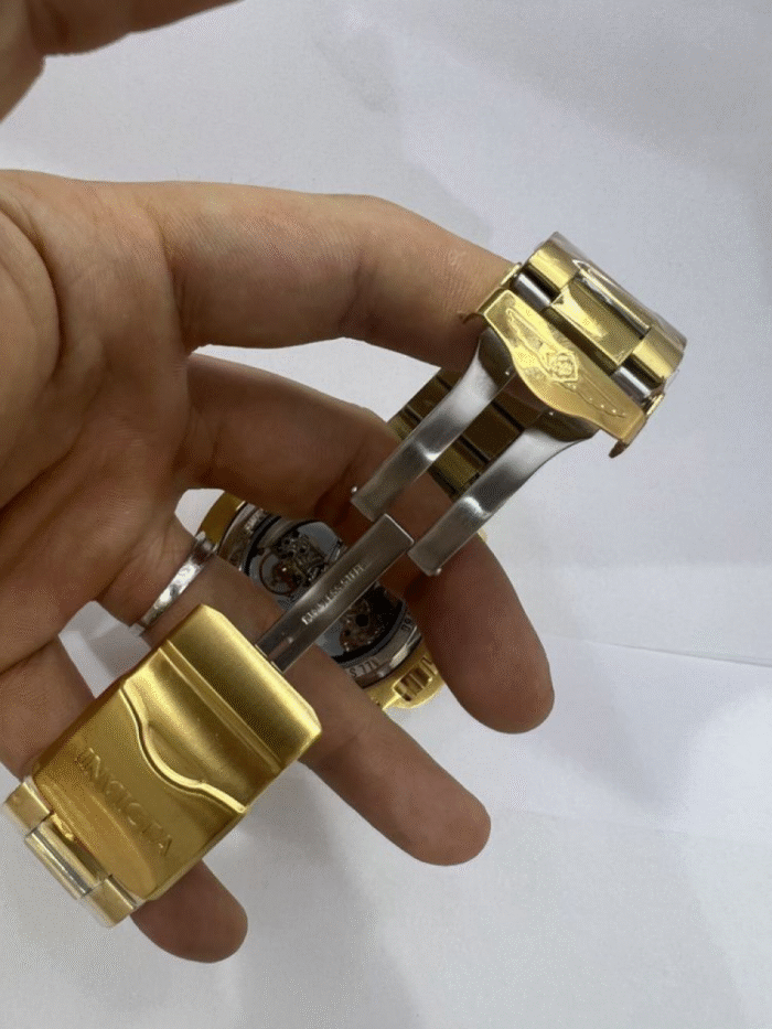 Coallition force AUTOMÁTICO ouro 18K - detalhe preto - Imagem 6