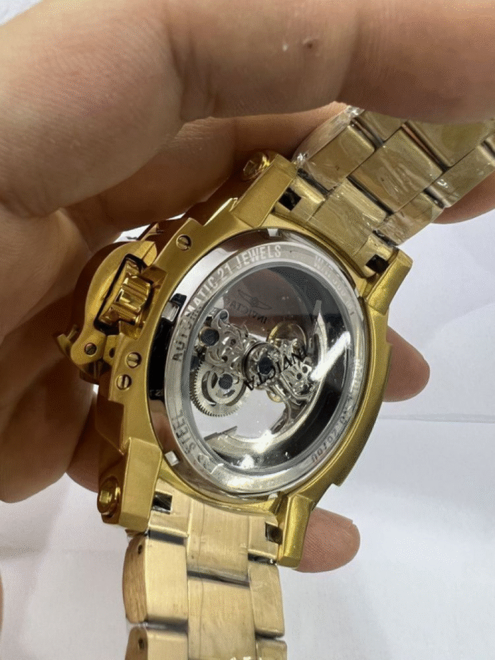 Coallition force AUTOMÁTICO ouro 18K - detalhe verde - Imagem 3