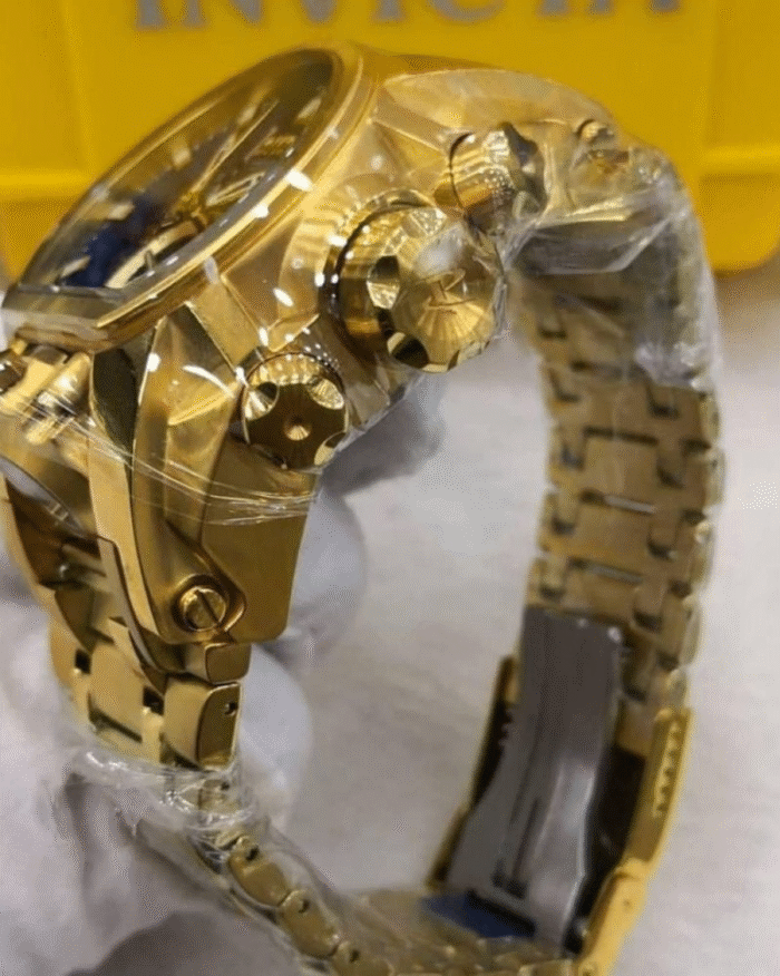 Invicta Zeus Magnum dourado/azul - Imagem 3