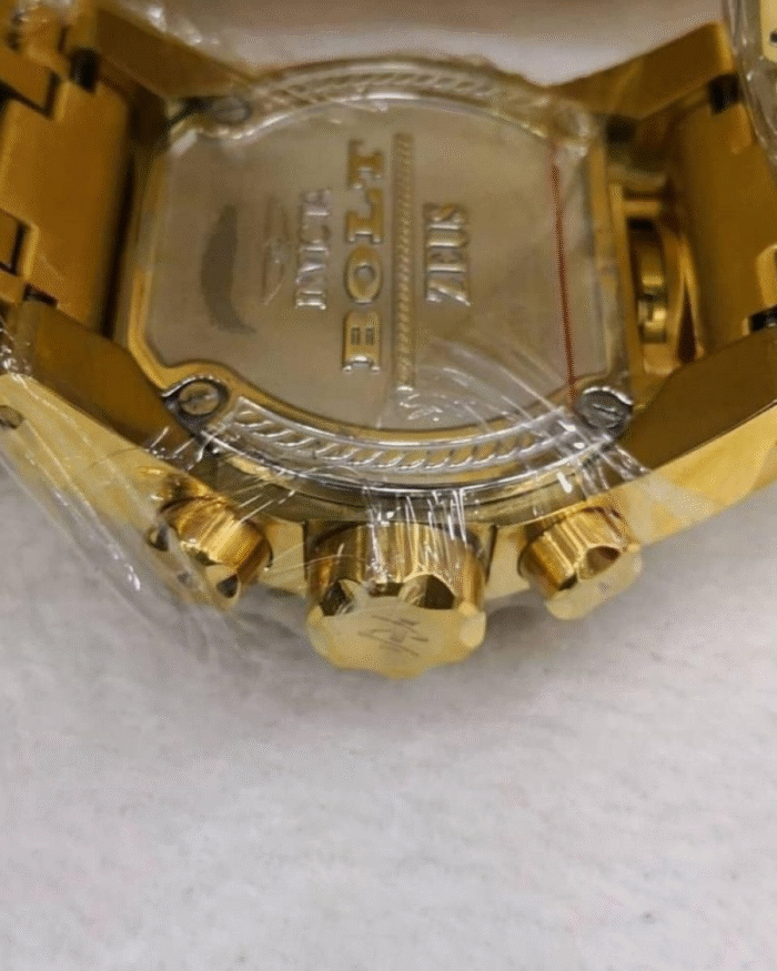 Invicta Zeus Magnum dourado/azul - Imagem 4