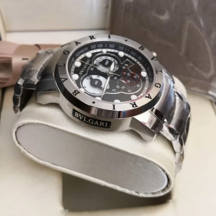 Relógio Bvlgari CH-45S prata/preto - Imagem 3