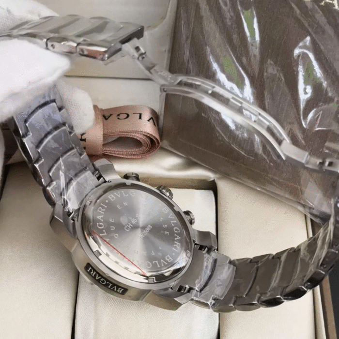 Relógio Bvlgari CH-45S prata/preto - Imagem 5