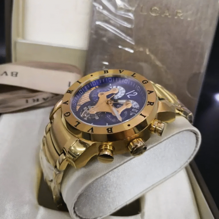 Relógio Bvlgari Hybrid dourado - Imagem 3