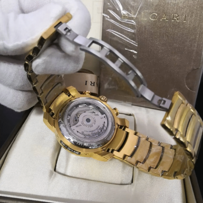 Relógio Bvlgari Hybrid dourado - Imagem 5