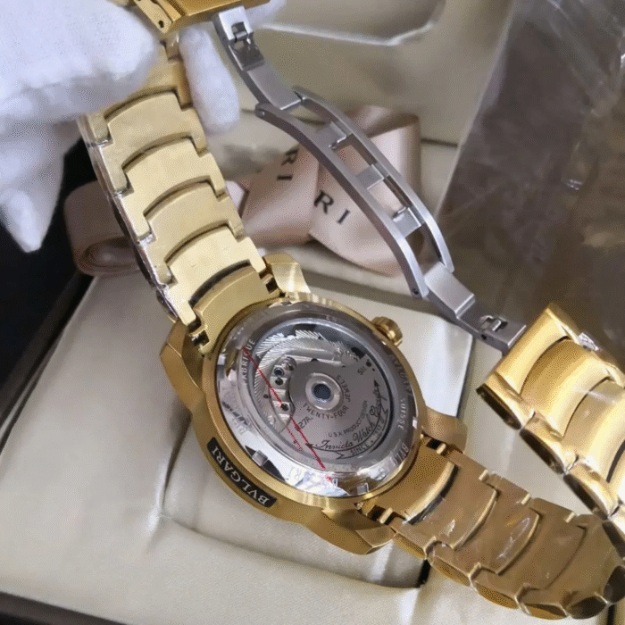 Relógio Bvlgari Iron Man – Gold / preto - Imagem 3