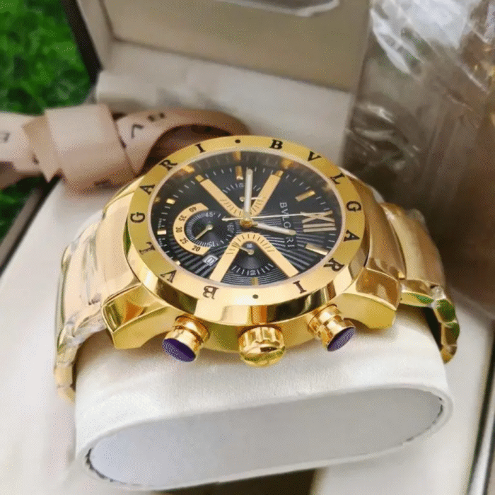 Relógio Bvlgari Iron Man SD38S Dourado - Imagem 4