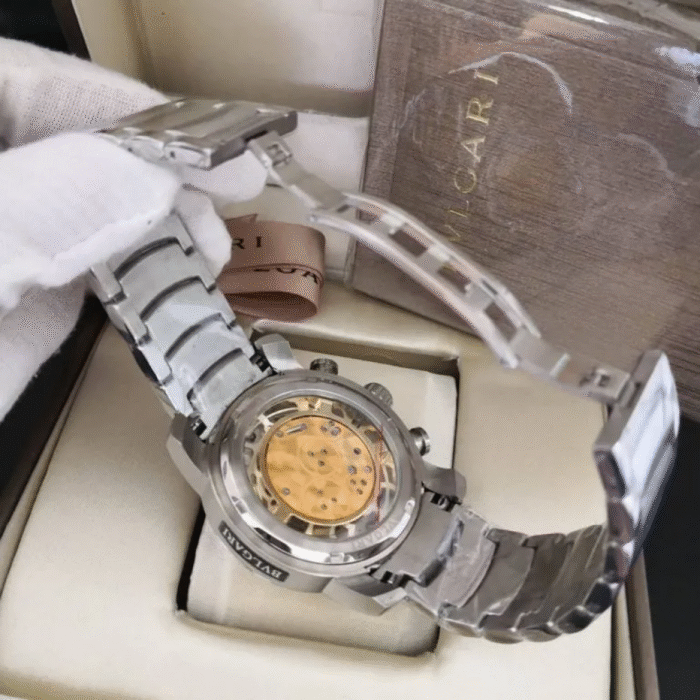 Relógio Bvlgari New Skeleton Silver / prata - Imagem 4