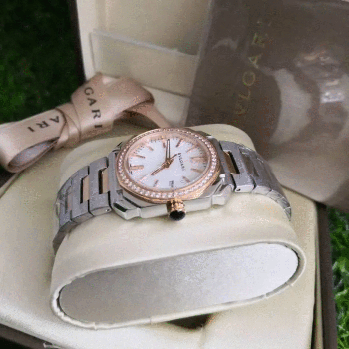 Relógio Bvlgari Octo Cravejado / branco - Imagem 3