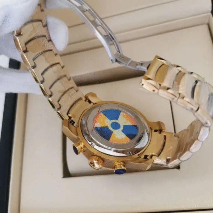 Relógio Bvlgari Skeleton dourado/azul - Imagem 5