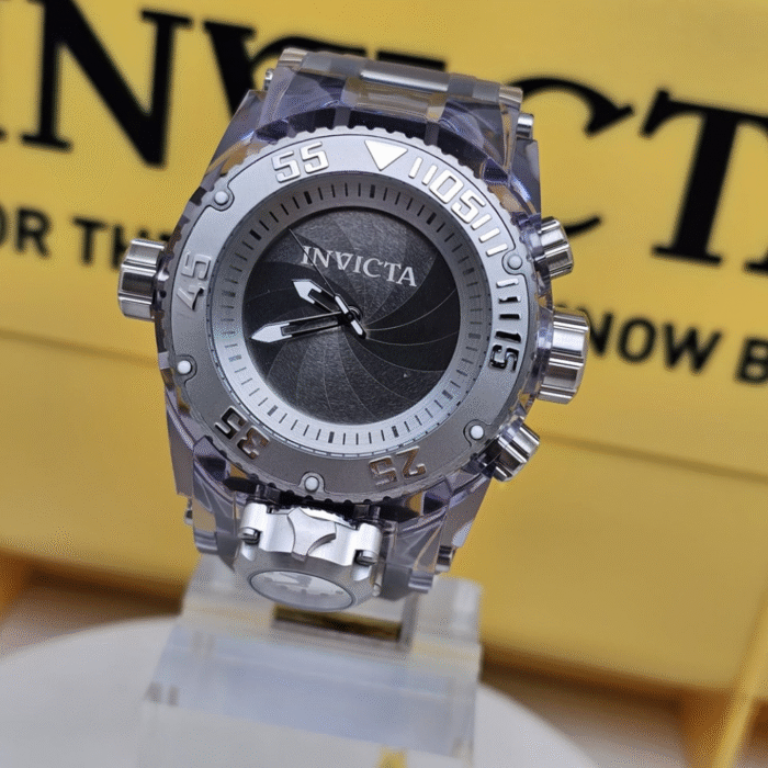 RELÓGIO CRONÓGRAFO INVICTA MASCULINO 52 mm ZEUS MAGNUM BOLT SHUTTER PRATA DIAL lançamento (312 avaliações)