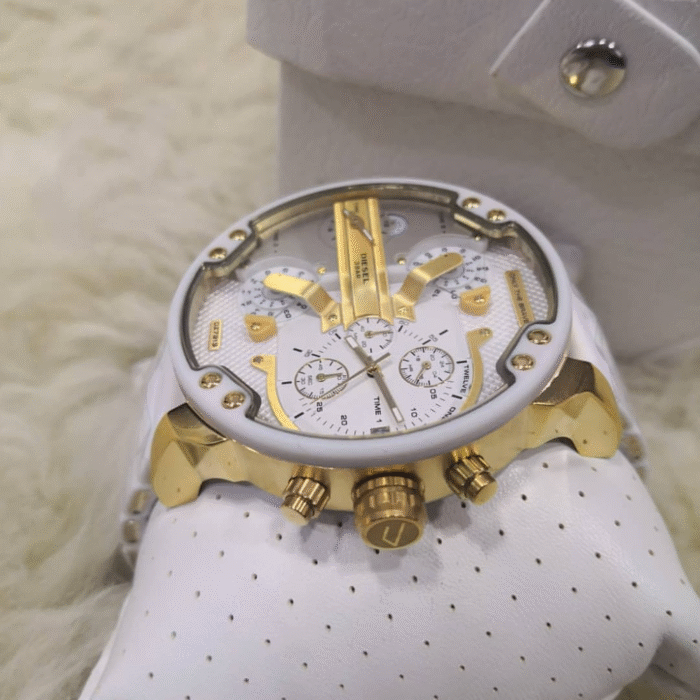 RELÓGIO DIESEL BRANCO / DOURADO - Imagem 3