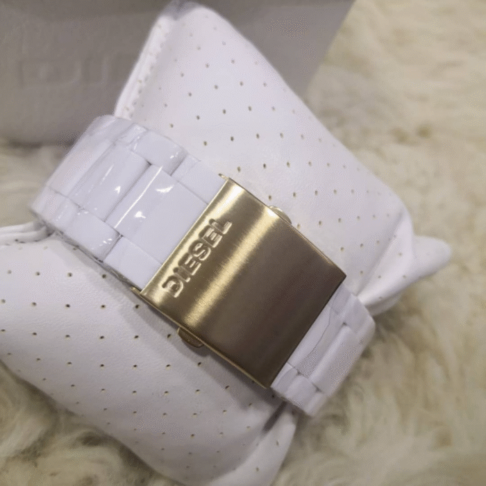 RELÓGIO DIESEL BRANCO / DOURADO - Imagem 6