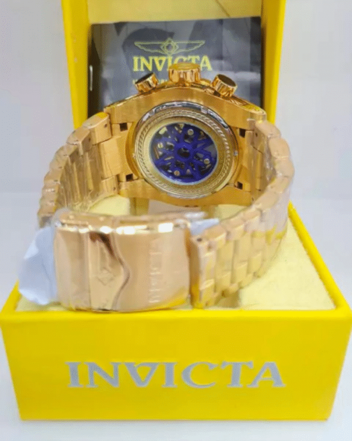 Relógio Invicta Zeus Bolt Skeleton - Dourado - Imagem 3