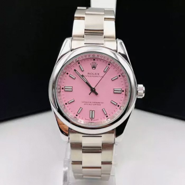 Superlative - rosa e prata - Pulseira de aço - À PROVA D'ÁGUA - cod65